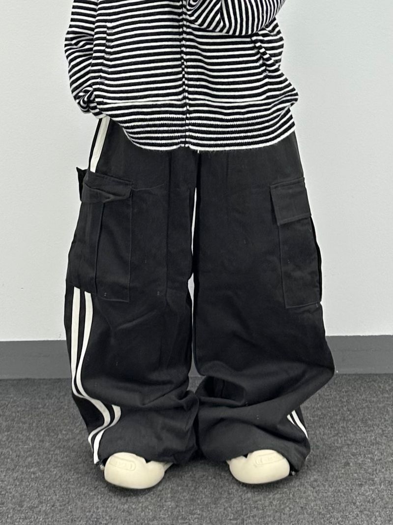 burger cotton track balloon pants