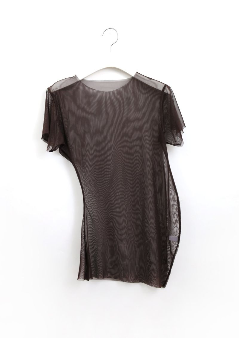 S-curve Mesh t-shirt