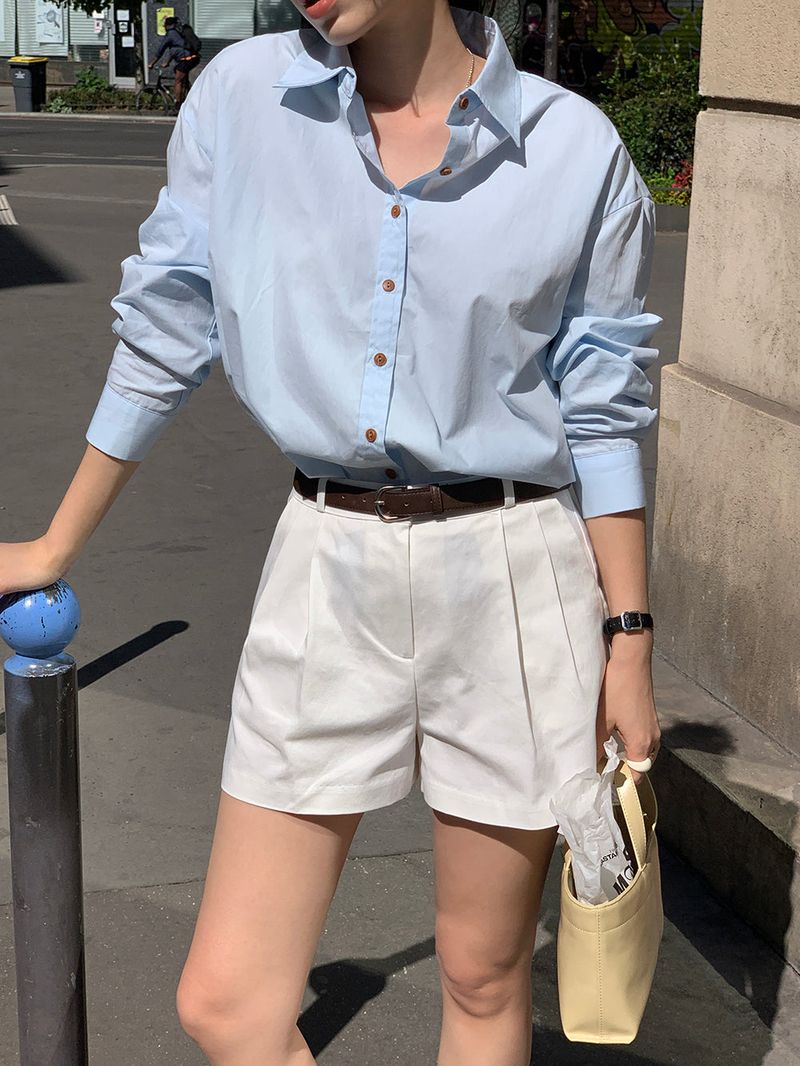 [MADE] Dears Cotton Pintuck Shorts