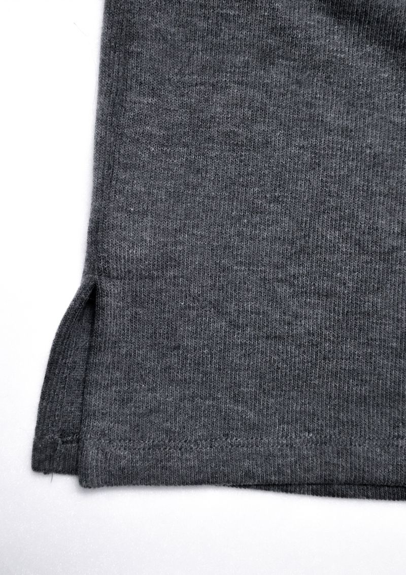 CURVED FUR LEG WARMERS . GRAY