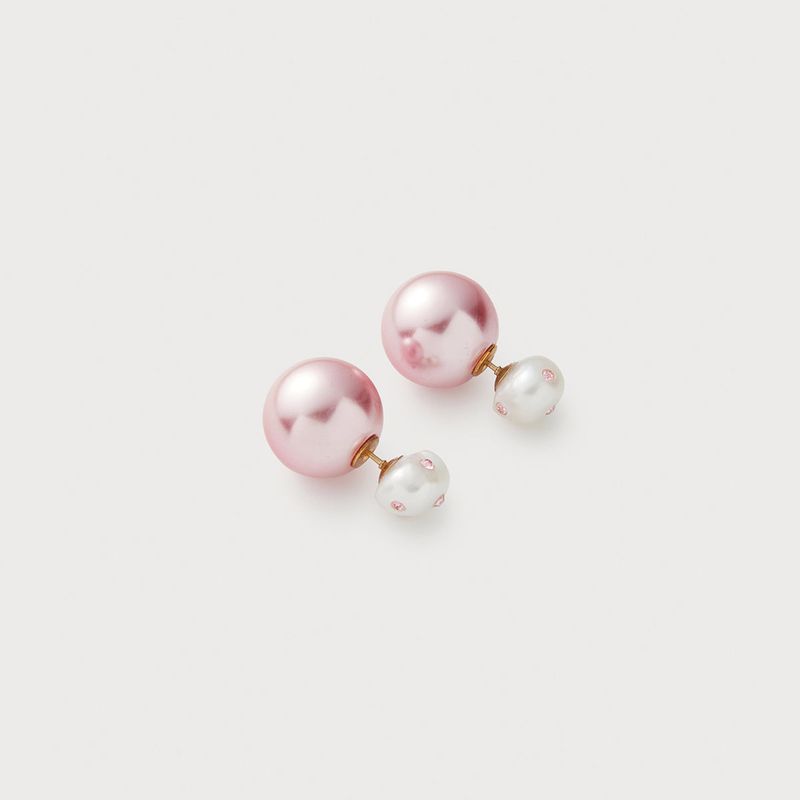 Ashore Earrings, Light Pink