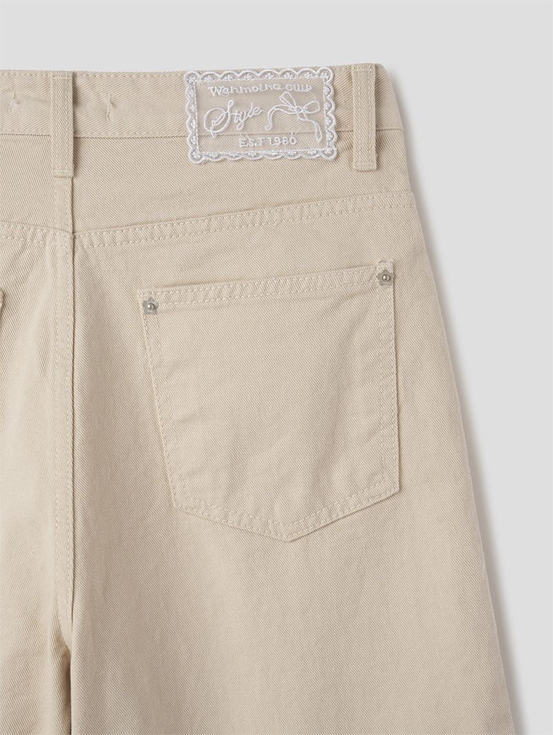 FRILL CAPRI PANTS (3C)