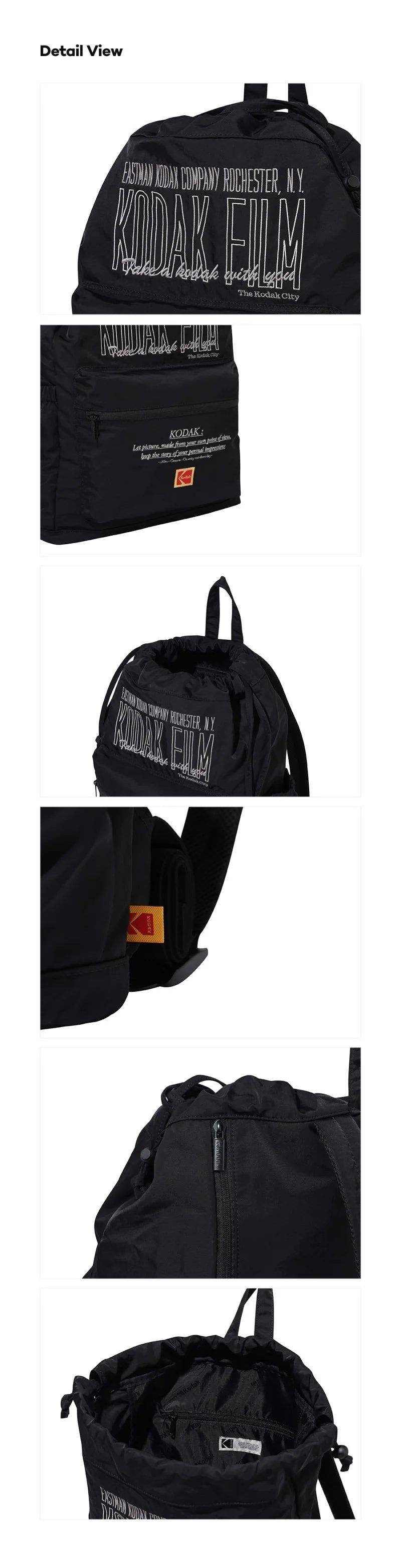 FLASH STRING BACKPACK (20L)【BLACK】