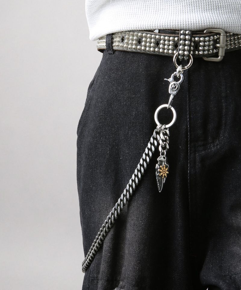 NC-402 Antique Flat Surgical Steel Curve Chain