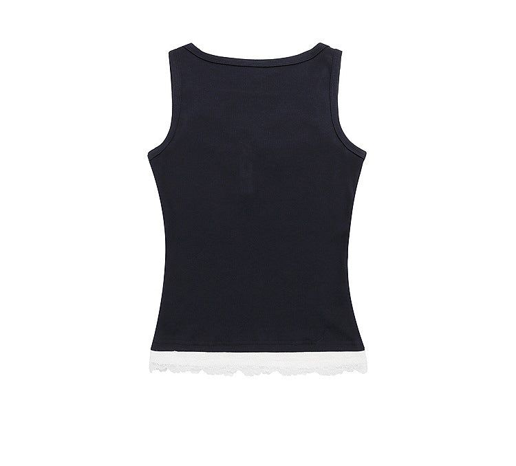 Evania Crest Lace Tank