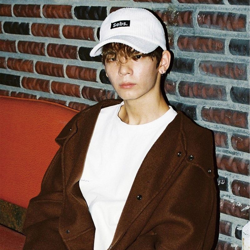 Sebs. CRODULOY ball cap-BROWN