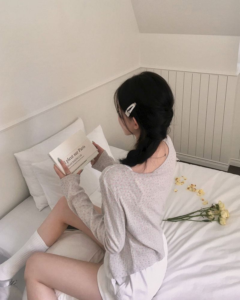 [MADE] Rose Punching Long Sleeve Cardigan