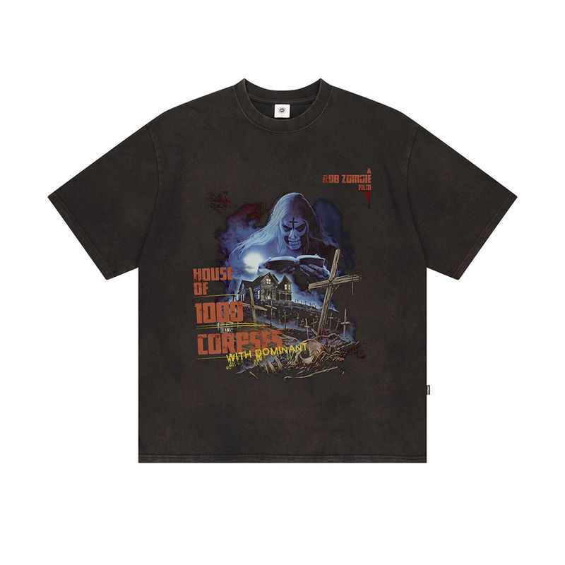 ビンテージウォッシングセメンタリーT