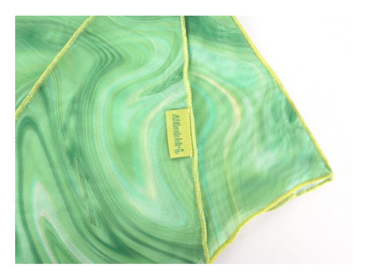 allbubble Green sfumato vest