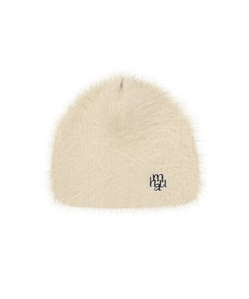 LOGO STITCH ANGORA BEANIE