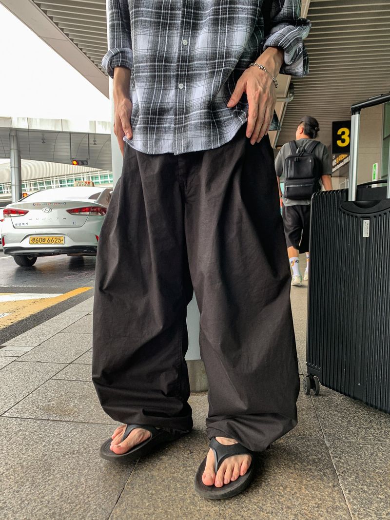 ポートサイドタックストリングパンツ