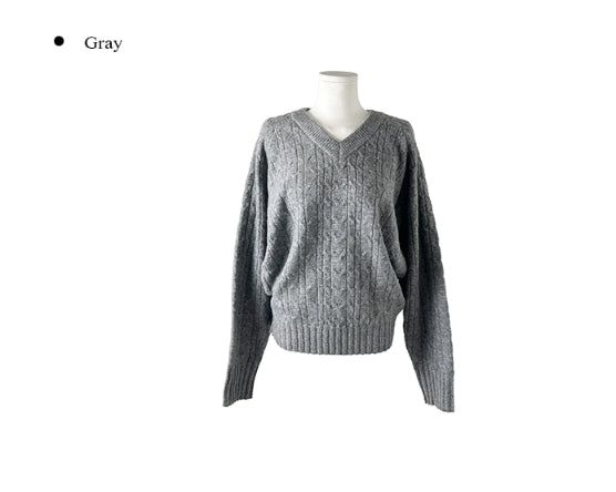 Withy Cable Loose Fit Long Sleeve Knit