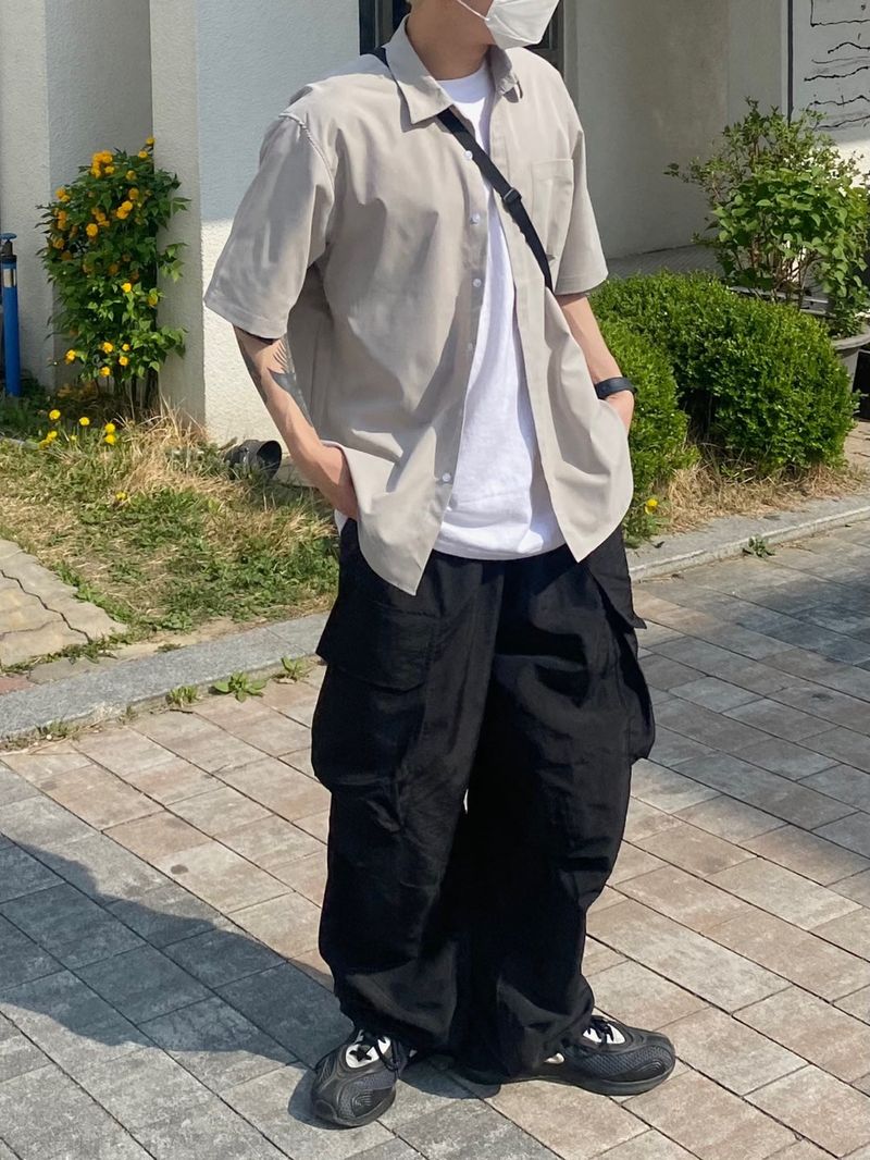 Canvas Basic Short Sleeve Shirt 3C
