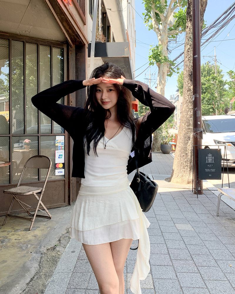 Heitu lace sleeveless