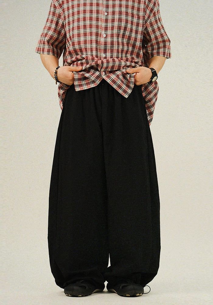 SEMIKAJI（セミカジ）の「[SEMADE] ナイロンバルーンバンディングパンツ（パンツ）」