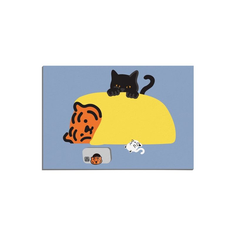 MUZIKTIGER（ムジークタイガー）の「ブランケットタイガーポストカード（スマホグッズ/小物）」