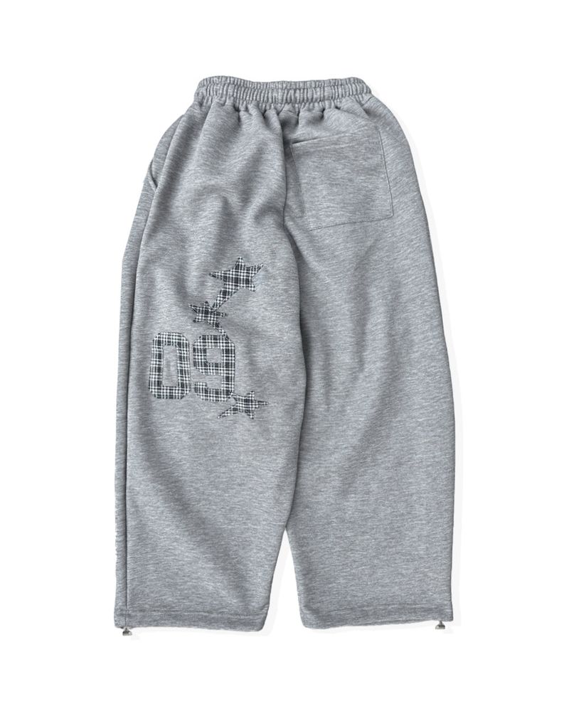 Nover Back Patch Fleece Sweat Pants