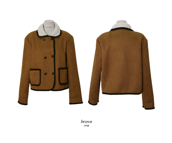 Hazel Two Tone Half Mustang Jacket