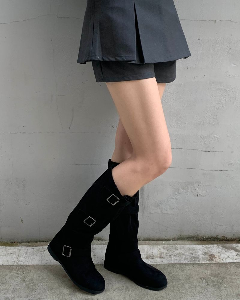 Pleated pants skirt