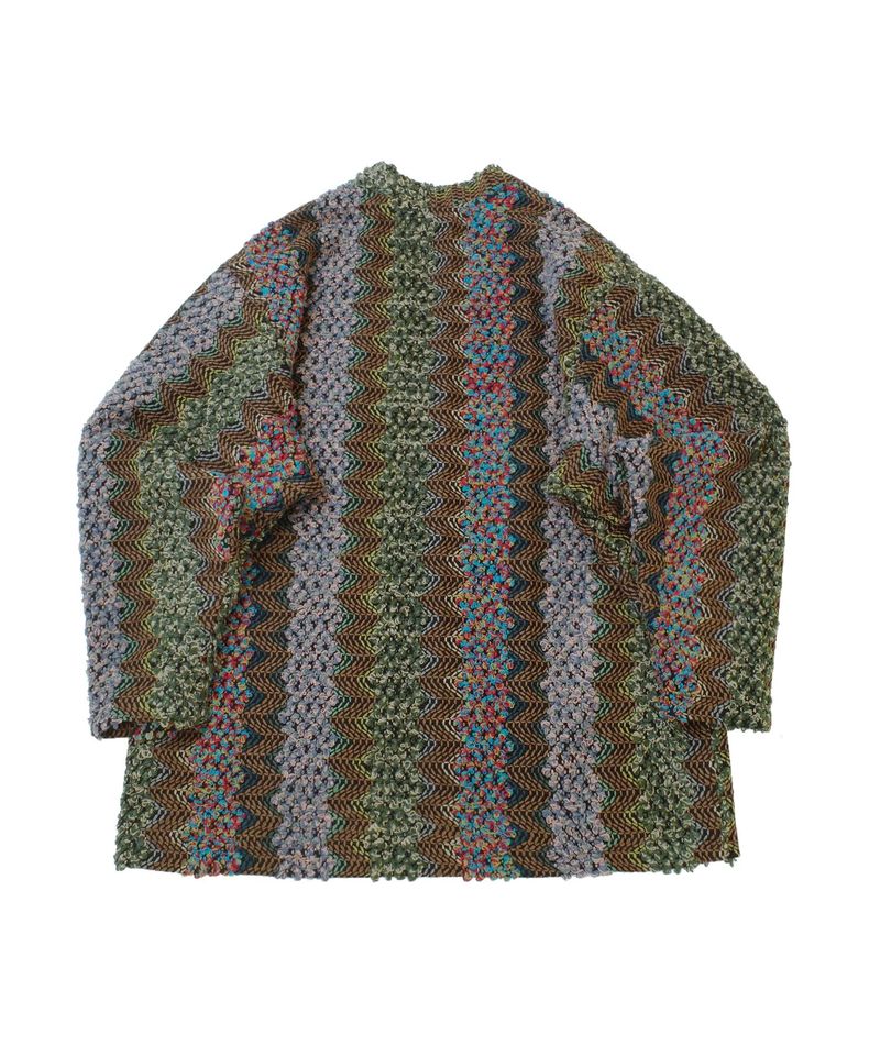 BOUCLE BOHEMIAN HERITAGE CARDIGAN (Black)
