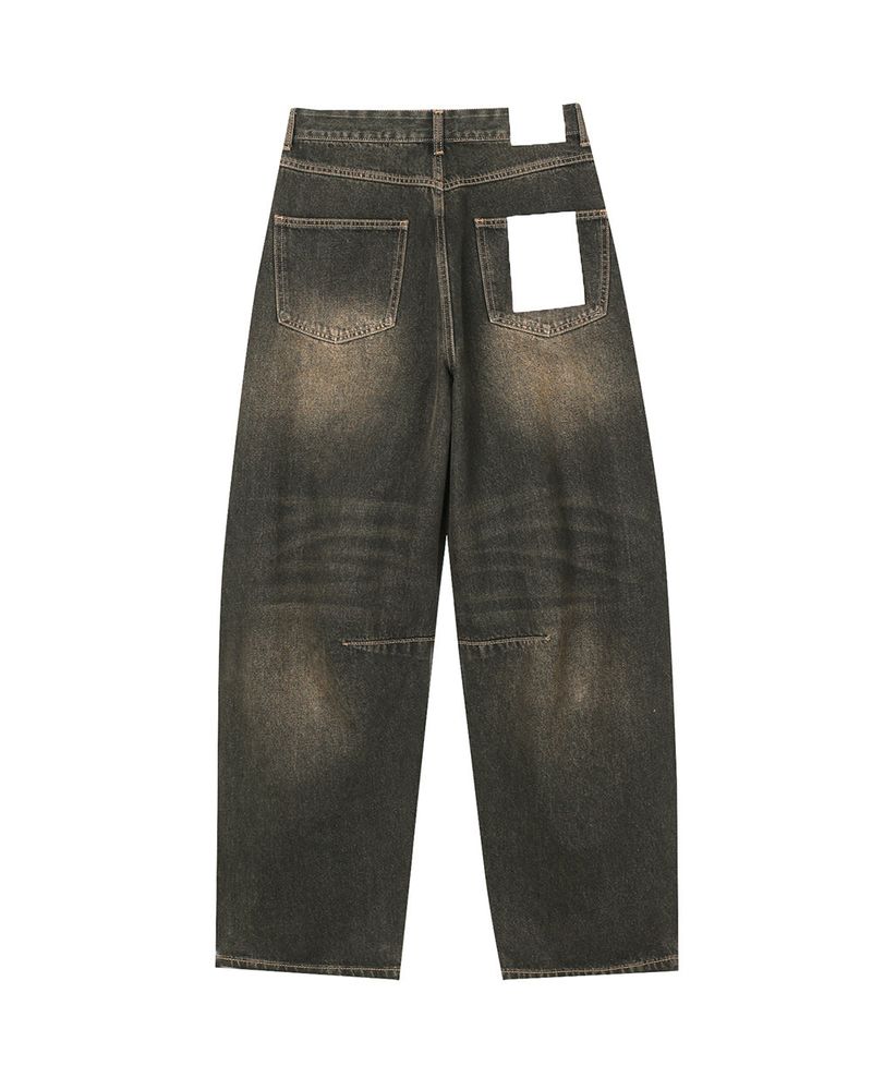 Letic Dart Tinted Black Wide Denim