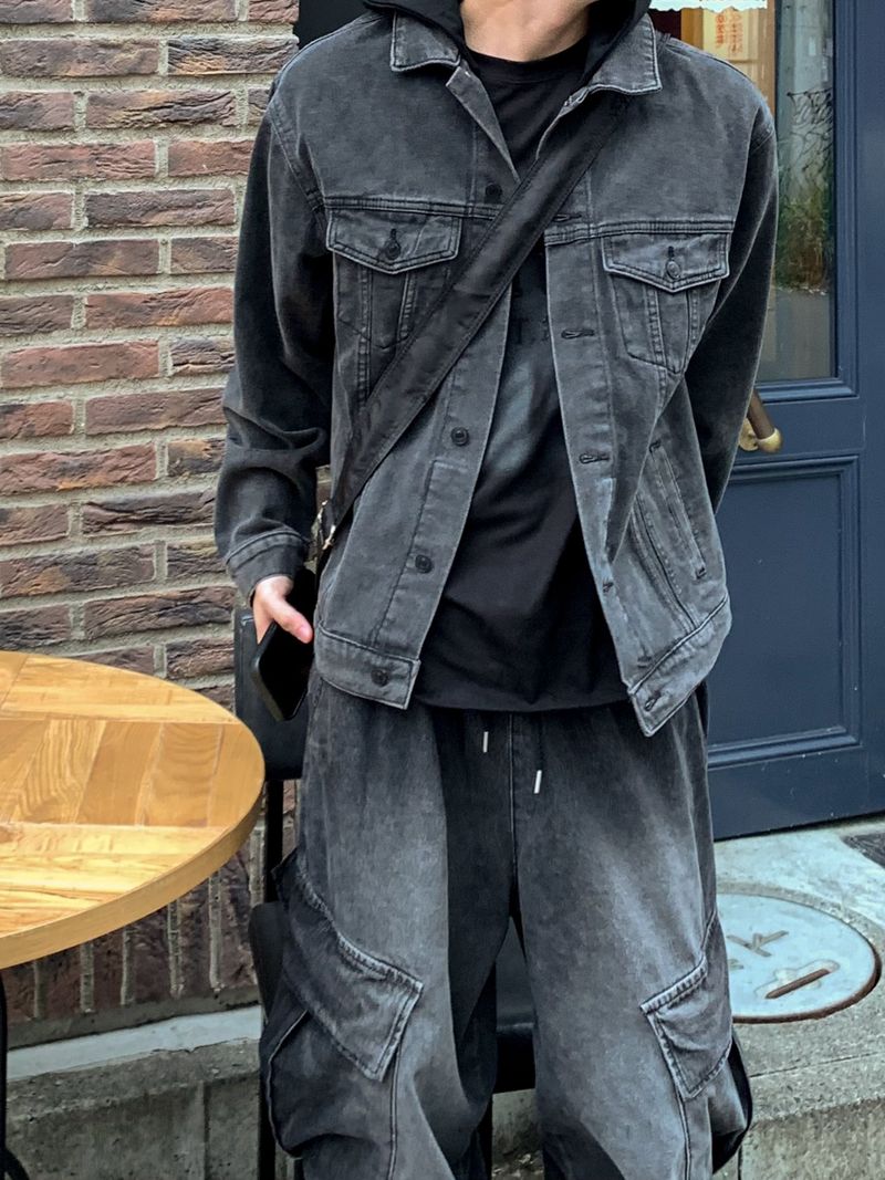 Kuro hood denim jacket
