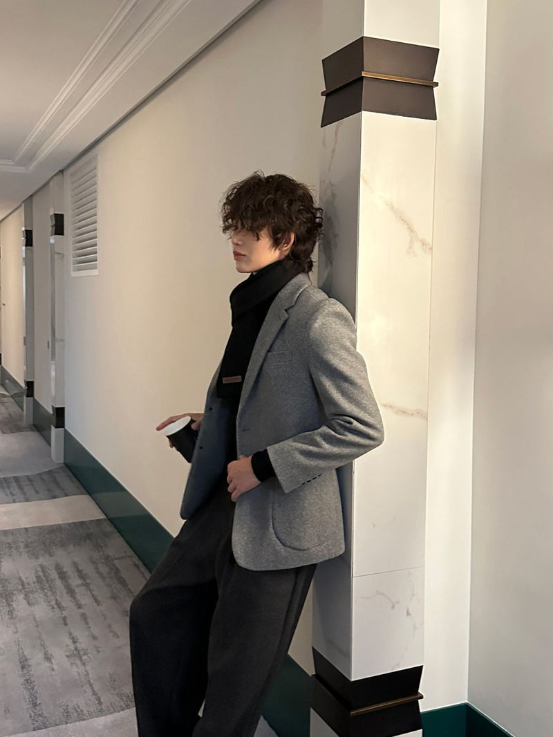 LMN Celine Wool Two Burton Single Jacket (4 colors)