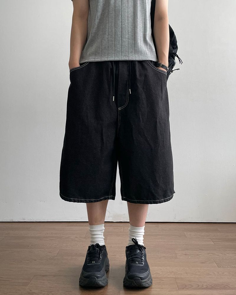 Peak Bermuda Denim Pants
