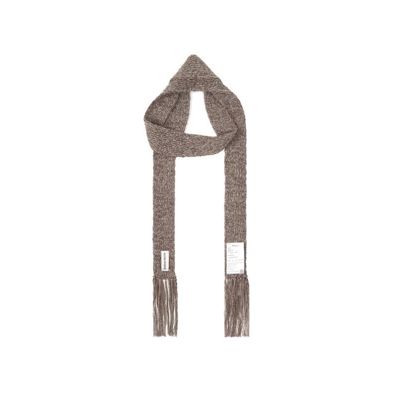 ZIZE KNIT MUFFLER (MOCHA)