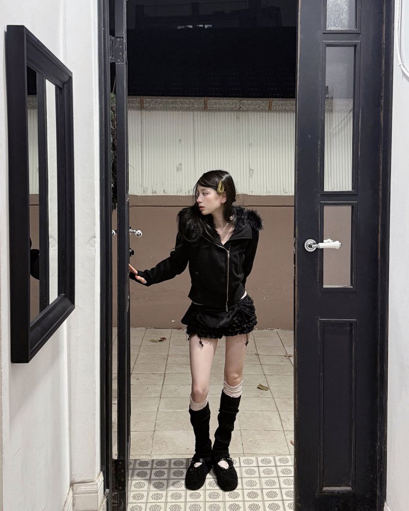 [ ♡MADE♡ heber fit & full fur zip-up jp