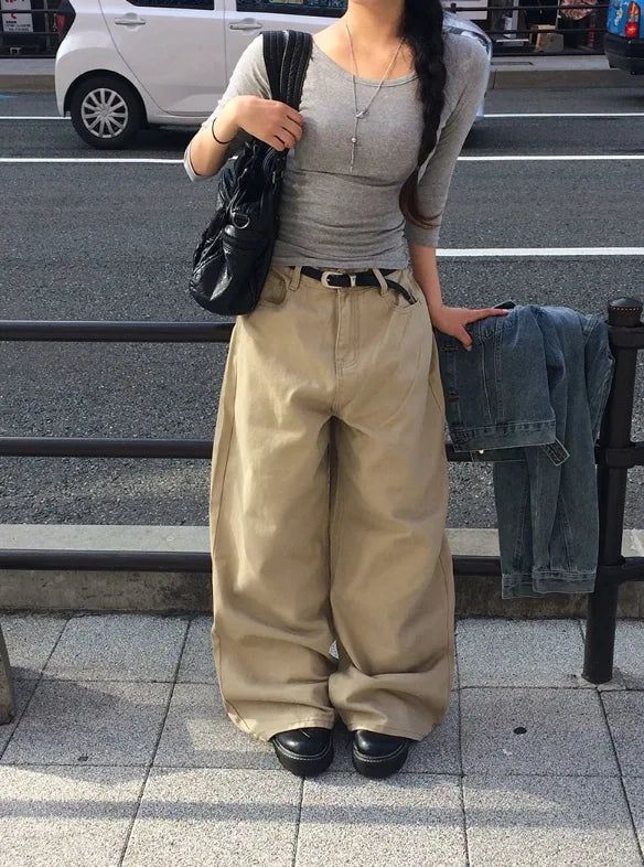 Ruel Wide Cotton Pants