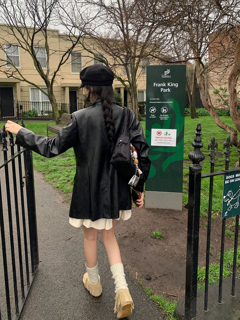 [MADE] Onz Classic Vegan Leather Jacket