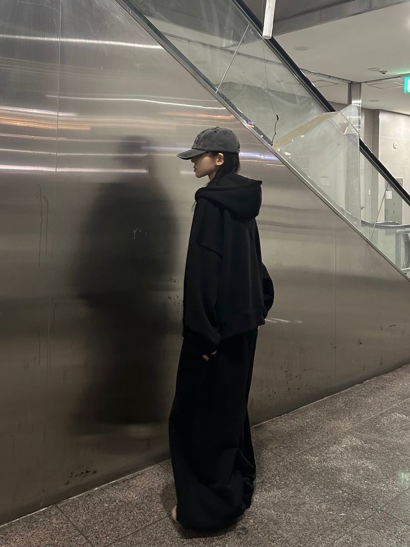 sagging big cross wide pants