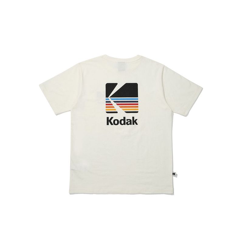 Rainbow Short-Sleeved T-Shirt【IVORY】
