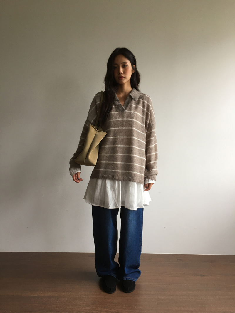 DUGGY（ダギー）の「Masque V-collar knit (4color)（Tops）」