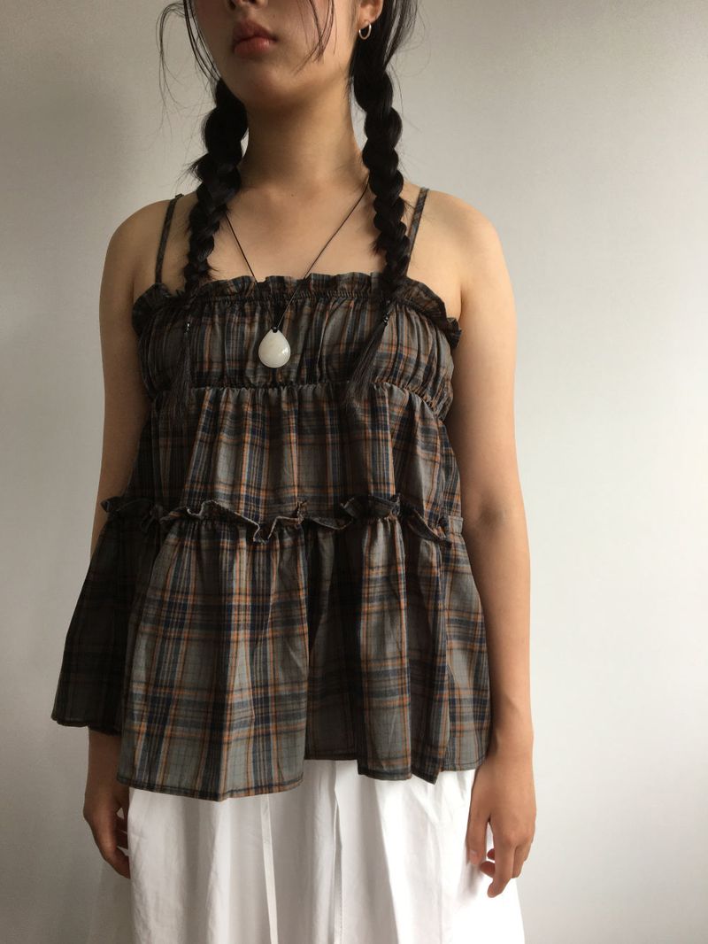 Homaika round cut necklace (2color)