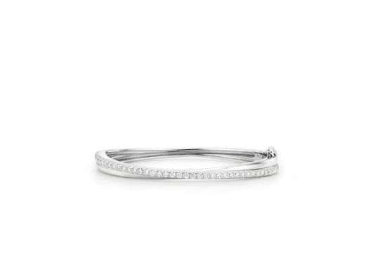 26SS★ [Premium Plating] Essence AB Twist Pave Bangle