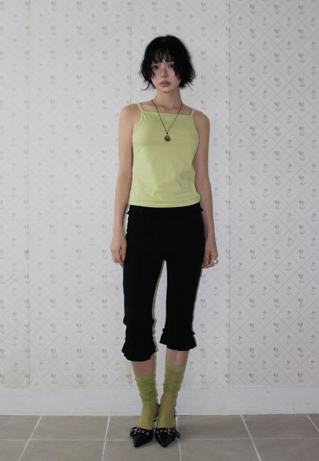 FRILL HALF LEGGINGS