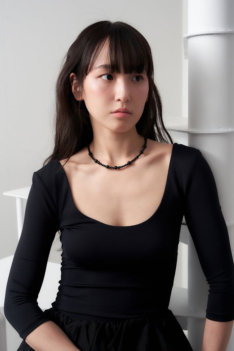 onyx mix necklace