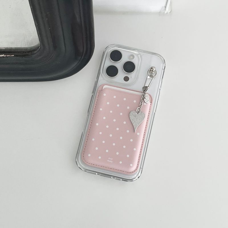 Pink Dot MagSafe card wallet+MagSafe case