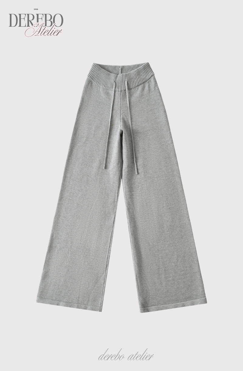 Cozy Knitwear Zip-up Training Set-up (TOP)