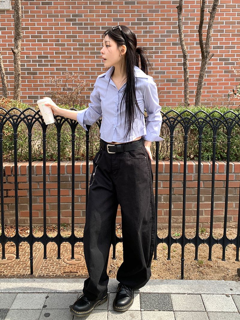 CHAINPIECE BALLOON PANTS