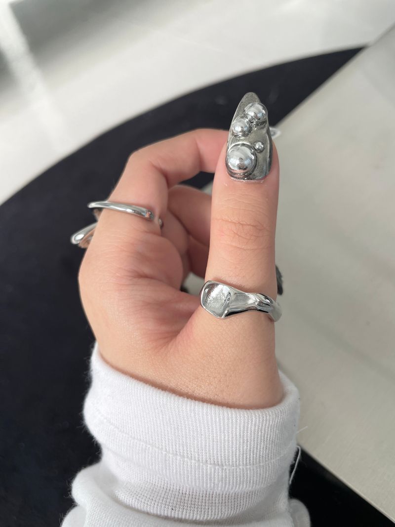 Molten Wave Crest Ring