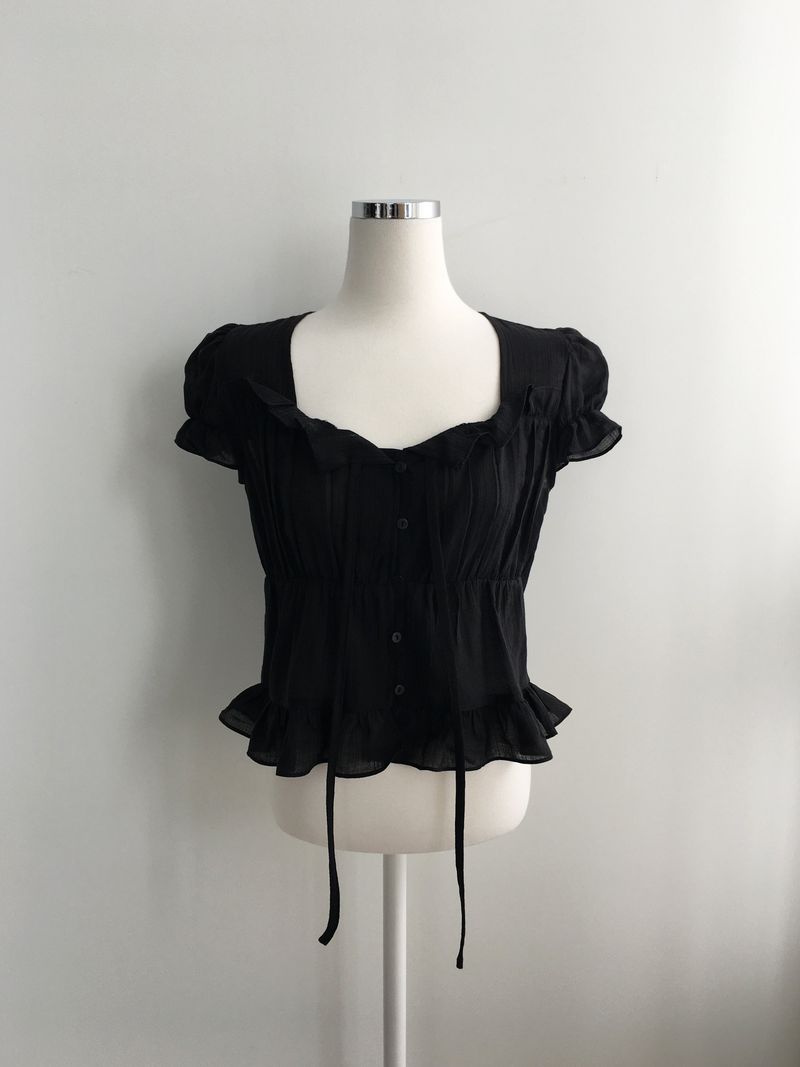 Blooming blouse (short sleeves ver.)
