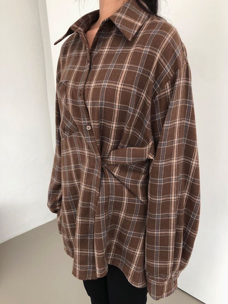 SLOW TWO-WAY CHECK SHIRT (2C)