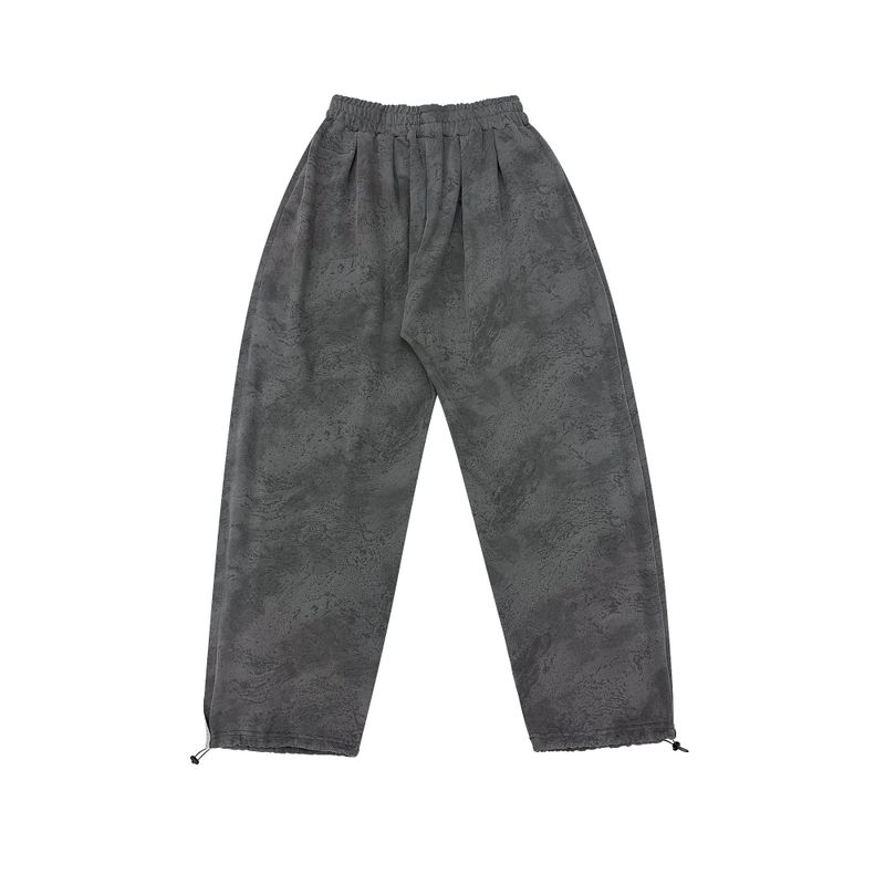 PINTUCK WIDE PANTS_GRAY