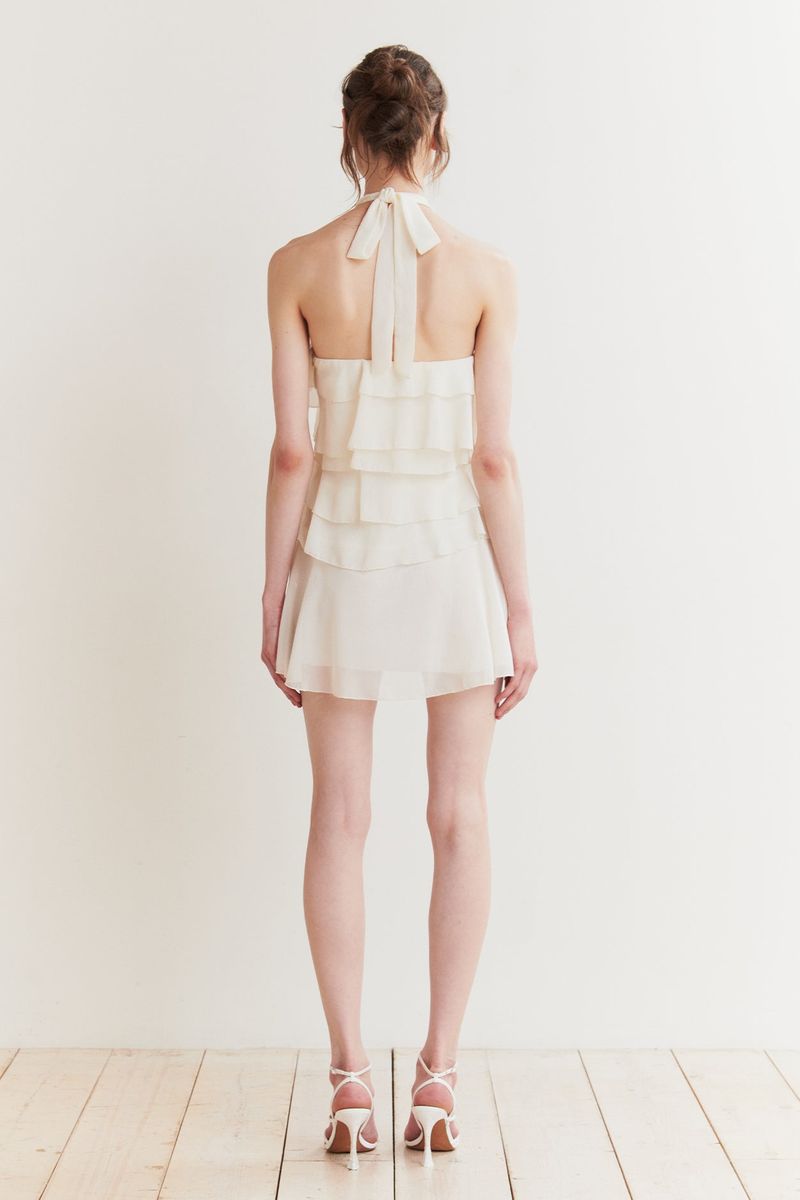 BALLON DRESS ivory