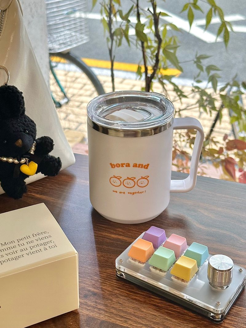 Tangerine Stainless Mug (400ml)