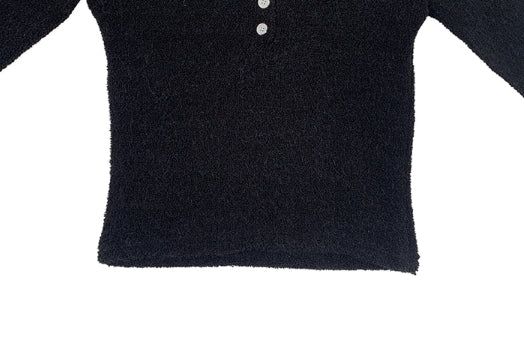 Gato Button Slim Brushed Long Sleeve T-Shirt