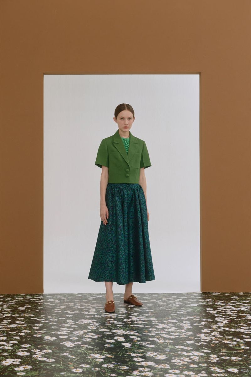 ROMANCHIC(ロマンシック)の「Jacquard skirt(Skirts)」